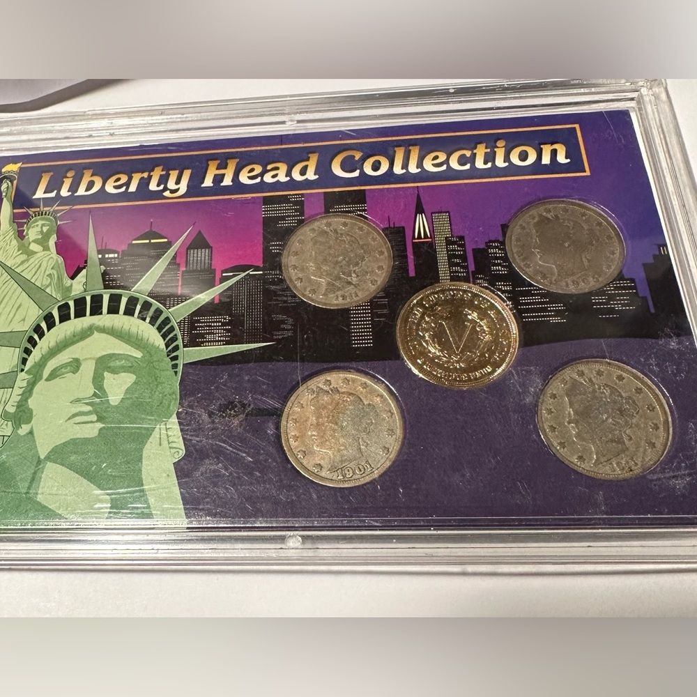 Liberty Head Nickel Collection with COA